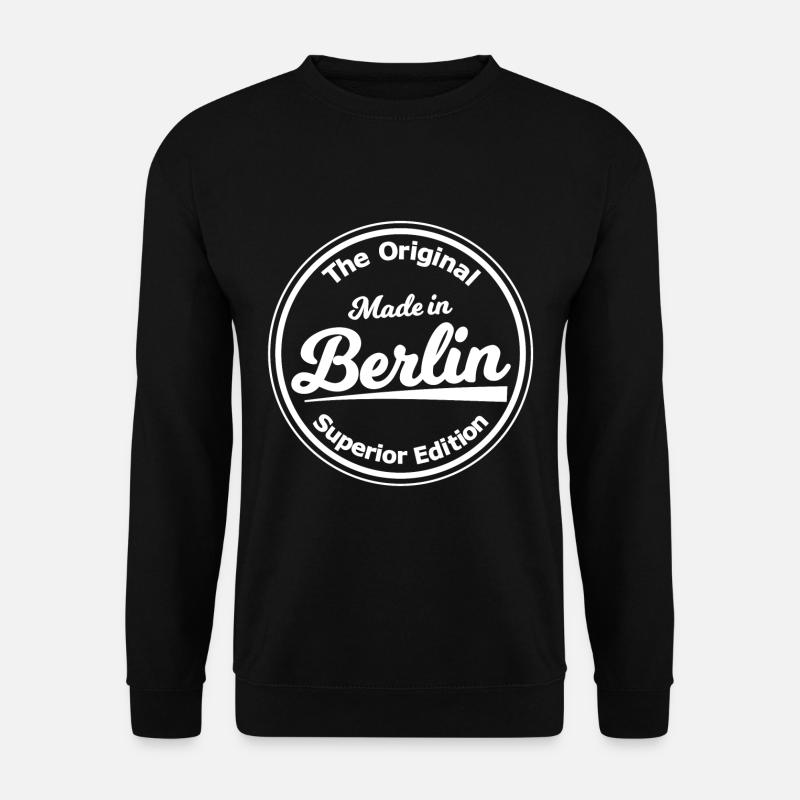 Capitale Berlin - Sweat-shirt Unisexe - noir