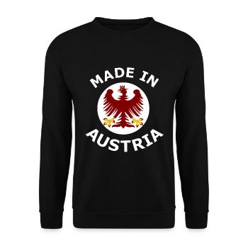 The Austrians - Unisex Sweatshirt - black - Front - Alina (178cm) & Michal (187cm)