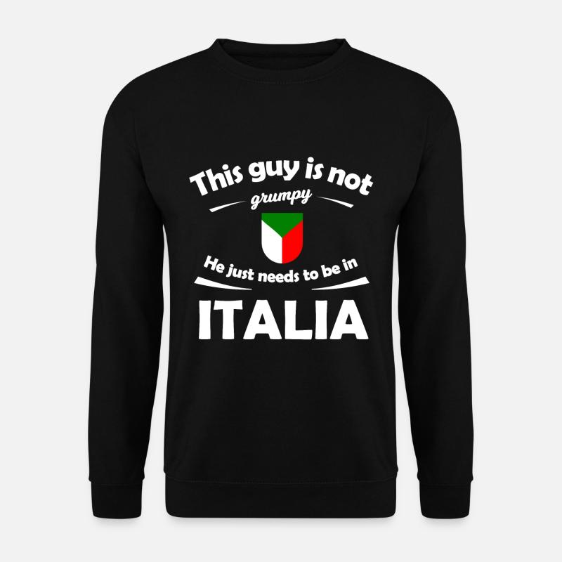 Die Italien Fans - Unisex Pullover - Schwarz