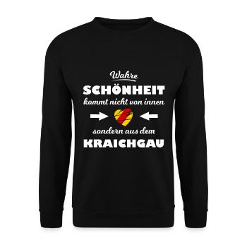 Die Kraichgauer - Unisex Pullover - Schwarz - Vorne - Alina (178cm) & Michal (187cm)