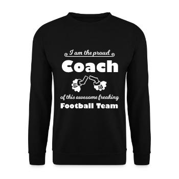 Der beste Trainer - Unisex Pullover - Schwarz - Vorne - Alina (178cm) & Michal (187cm)