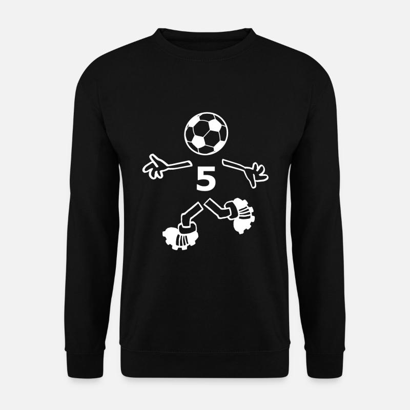 The player number 5 - Unisex Sweatshirt - black