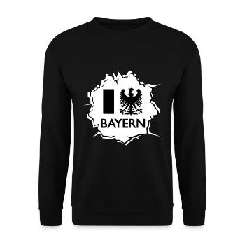 Chez nous en Bavière - Sweat-shirt Unisexe - noir - Devant - Alina (178cm) & Michal (187cm)