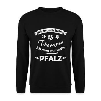 Die Pfälzer - Unisex Pullover - Schwarz - Vorne - Alina (178cm) & Michal (187cm)
