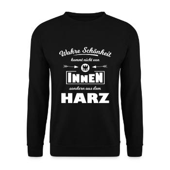 Die Schönen aus dem Harz - Unisex Pullover - Schwarz - Vorne - Alina (178cm) & Michal (187cm)