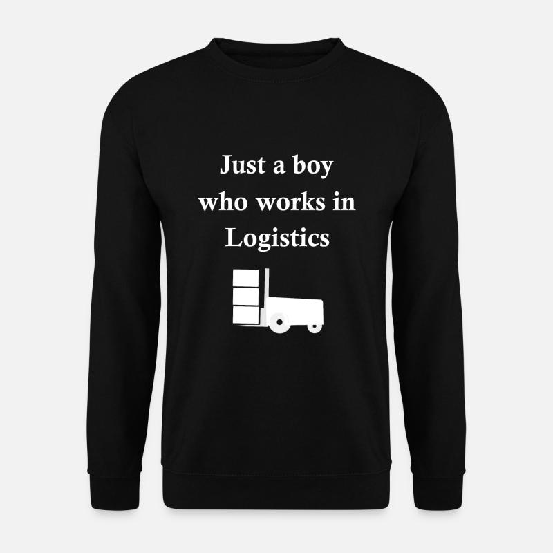 Staplerfahrer in Aktion - Unisex Pullover - Schwarz