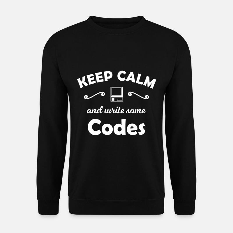 Programmeur de code - Sweat-shirt Unisexe - noir