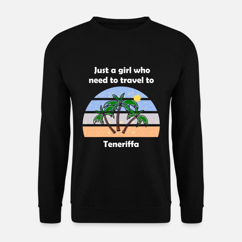 Urlaub in Teneriffa - Unisex Pullover - Schwarz