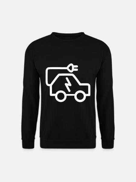 Elektrisches Auto - Unisex Pullover - Schwarz