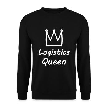 Die Transport Könign - Unisex Pullover - Schwarz - Vorne - Alina (178cm) & Michal (187cm)