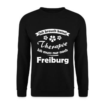 Daheem in Freiburg - Unisex Pullover - Schwarz - Vorne - Alina (178cm) & Michal (187cm)