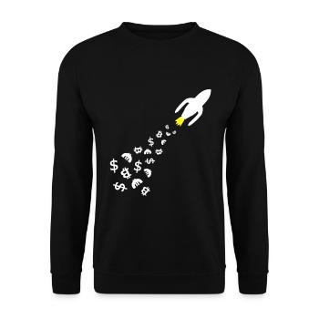 Die Anleger - Unisex Pullover - Schwarz - Vorne - Alina (178cm) & Michal (187cm)