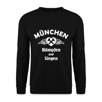 Die Fans aus dem Süden - Unisex Pullover - Schwarz - Vorne - Alina (178cm) & Michal (187cm)