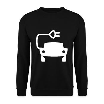 The transport transition - Unisex Sweatshirt - black - Front - Alina (178cm) & Michal (187cm)
