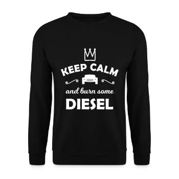Voitures thermiques - Sweat-shirt Unisexe - noir - Devant - Alina (178cm) & Michal (187cm)