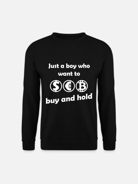 Buy and Hold Investor - Unisex Sweatshirt - black