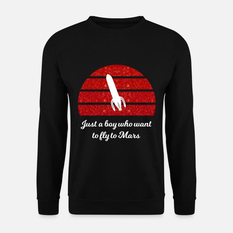 The flight into space - Unisex Sweatshirt - black