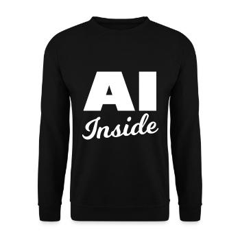 Die künstliche Intelligenz - Unisex Pullover - Schwarz - Vorne - Alina (178cm) & Michal (187cm)