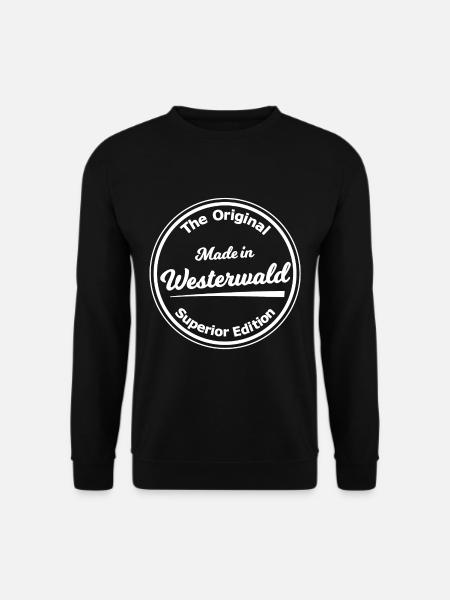 Daheim im Westerwald - Unisex Pullover - Schwarz