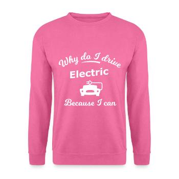 Elektrische Fahrzeuge - Unisex Pullover - Pink - Vorne