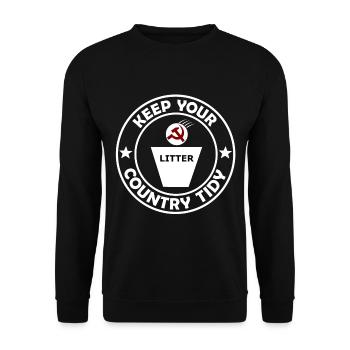 Les capitalistes - Sweat-shirt Unisexe - noir - Devant - Alina (178cm) & Michal (187cm)