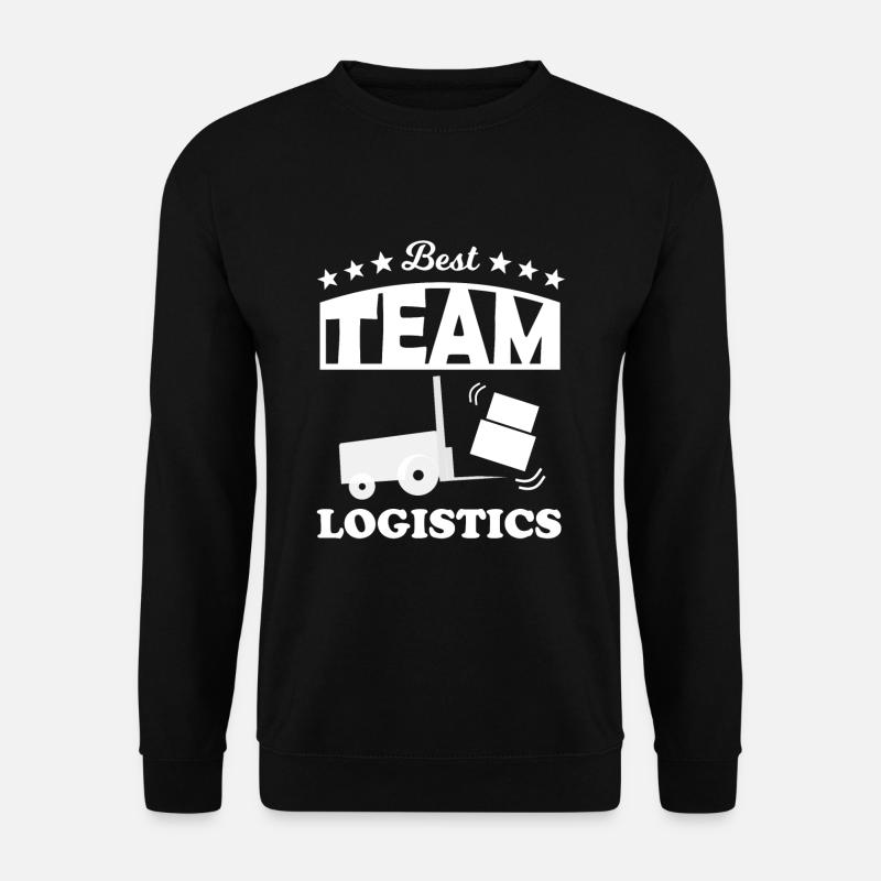The best logistics team - Unisex Sweatshirt - black