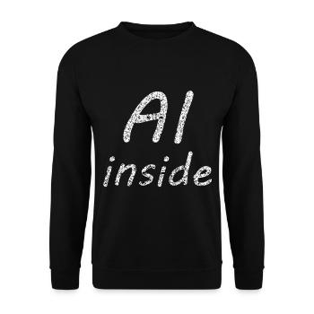 The new future - Unisex Sweatshirt - black - Front - Alina (178cm) & Michal (187cm)