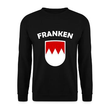 Der Franke - Unisex Pullover - Schwarz - Vorne - Alina (178cm) & Michal (187cm)