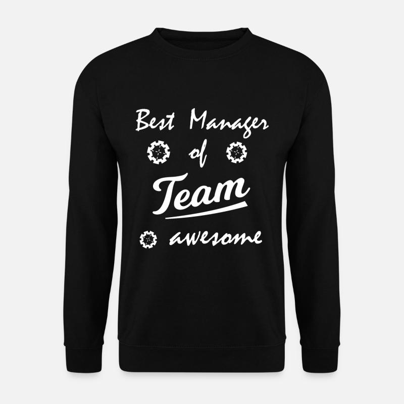 Le chef d’équipe - Sweat-shirt Unisexe - noir