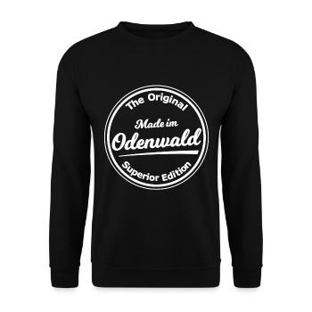 From the Odenwald - Unisex Sweatshirt - black - Front - Alina (178cm) & Michal (187cm)