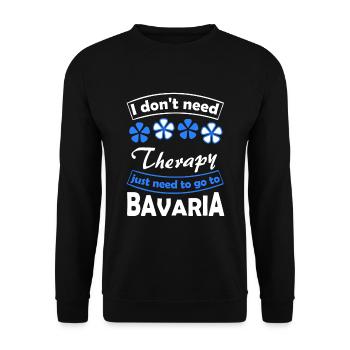 Vacances dans la belle Bavière - Sweat-shirt Unisexe - noir - Devant - Alina (178cm) & Michal (187cm)