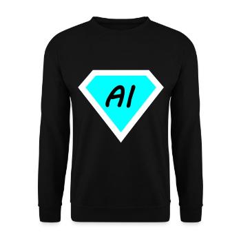 Die künstliche Computer Technik - Unisex Pullover - Schwarz - Vorne - Alina (178cm) & Michal (187cm)