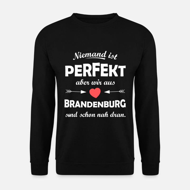 Die Heimat in Brandenburg - Unisex Pullover - Schwarz