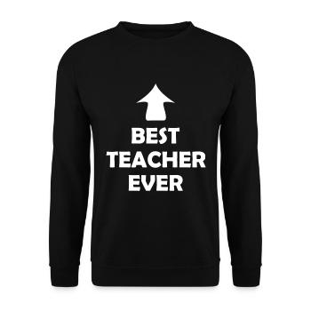 The Best Classroom Teacher - Unisex Sweatshirt - black - Front - Alina (178cm) & Michal (187cm)