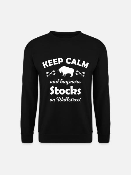 Die Börse Wall Street - Unisex Pullover - Schwarz