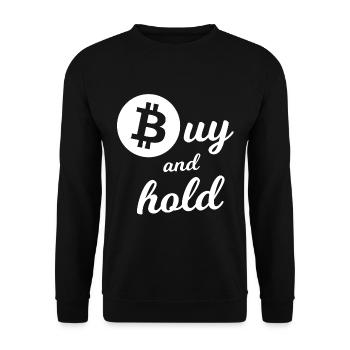 L’investisseur en crypto-monnaies - Sweat-shirt Unisexe - noir - Devant - Alina (178cm) & Michal (187cm)