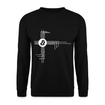 Le pipeline de pièces de monnaie - Sweat-shirt Unisexe - noir - Devant - Alina (178cm) & Michal (187cm)