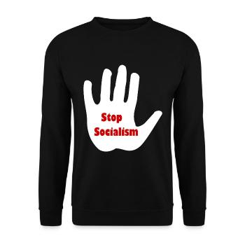 Mettre fin au mouvement socialiste - Sweat-shirt Unisexe - noir - Devant - Alina (178cm) & Michal (187cm)