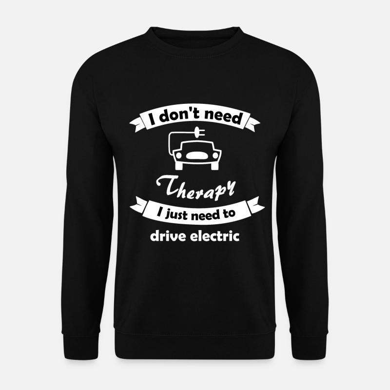 Voitures hybrides et électriques - Sweat-shirt Unisexe - noir