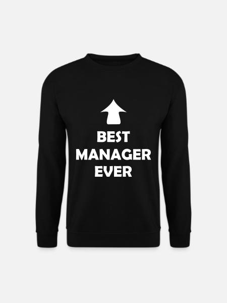 Der Chef in der Firma - Unisex Pullover - Schwarz