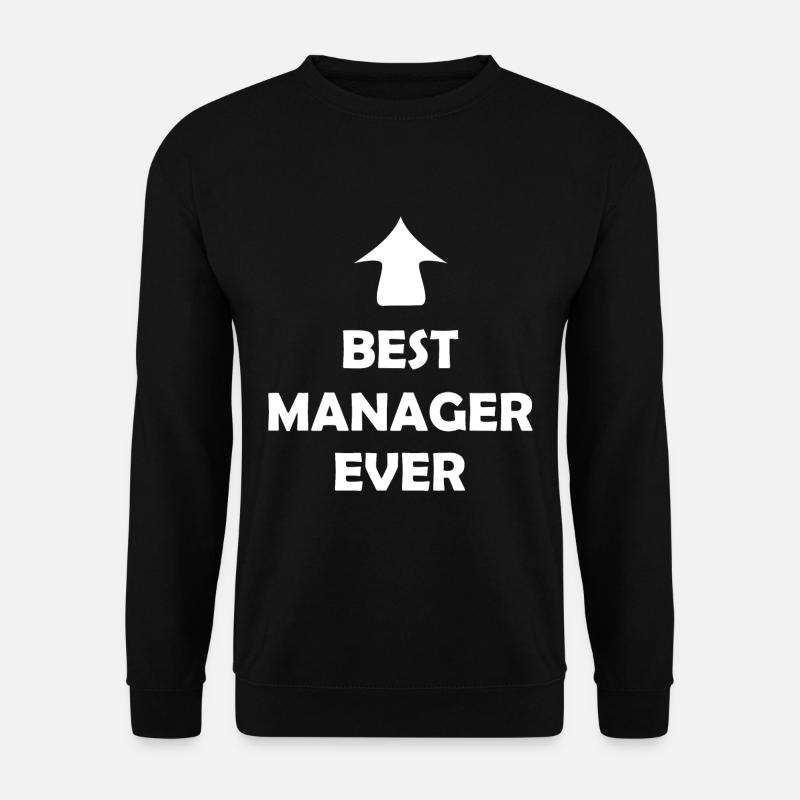 Der Chef in der Firma - Unisex Pullover - Schwarz