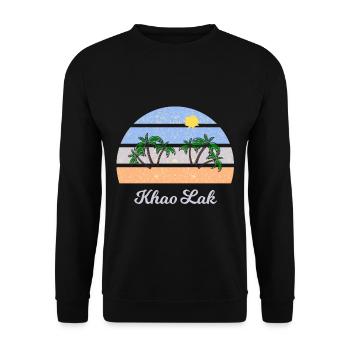 Le voyage à Khao Lak - Sweat-shirt Unisexe - noir - Devant - Alina (178cm) & Michal (187cm)