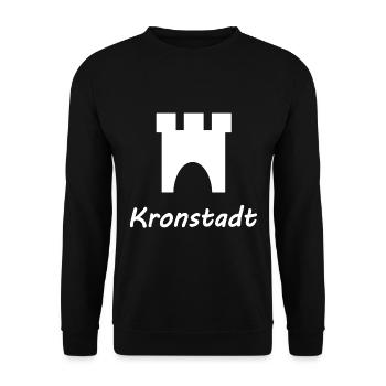 Brasov en Roumanie - Sweat-shirt Unisexe - noir - Devant - Alina (178cm) & Michal (187cm)