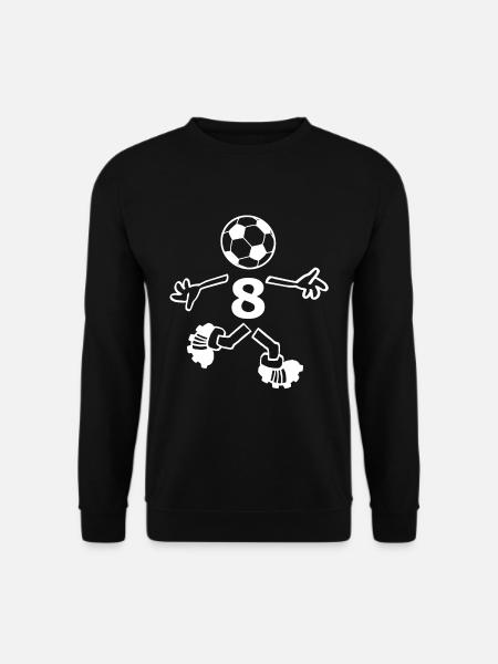 Die Nummer 8 - Unisex Pullover - Schwarz