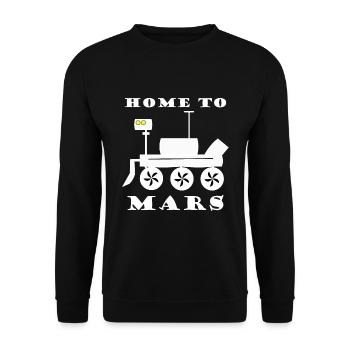 The Journey to All - Unisex Sweatshirt - black - Front - Alina (178cm) & Michal (187cm)