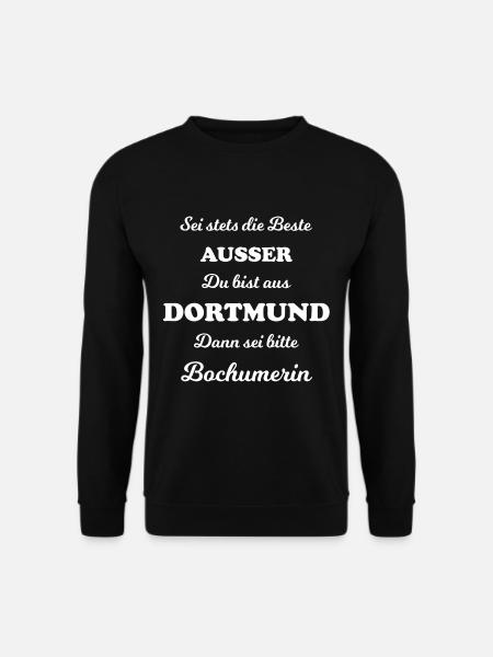 Zuhause im lustigen Ruhrgebiet - Unisex Pullover - Schwarz