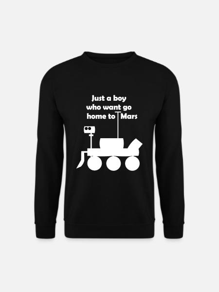 Excursion into space - Unisex Sweatshirt - black