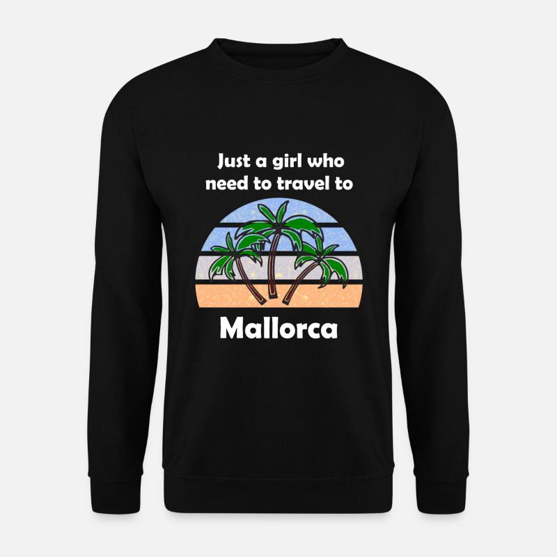 Der Urlaub auf Mallorca - Unisex Pullover - Schwarz