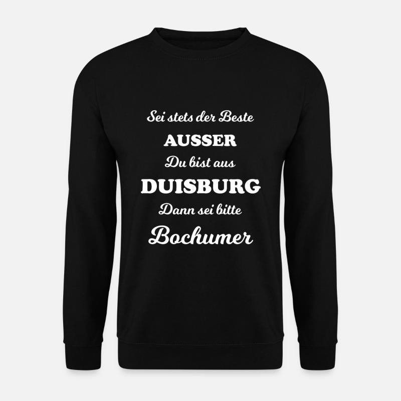 Die Bochumer im Ruhrgebiet - Unisex Pullover - Schwarz