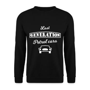 The very last displacement fans - Unisex Sweatshirt - black - Front - Alina (178cm) & Michal (187cm)